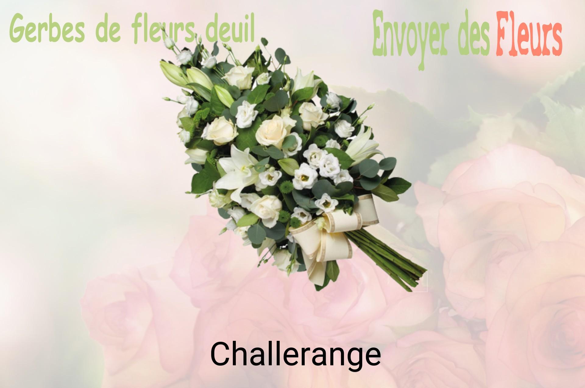 Gerbe de fleurs de deuil livrée à Challerange